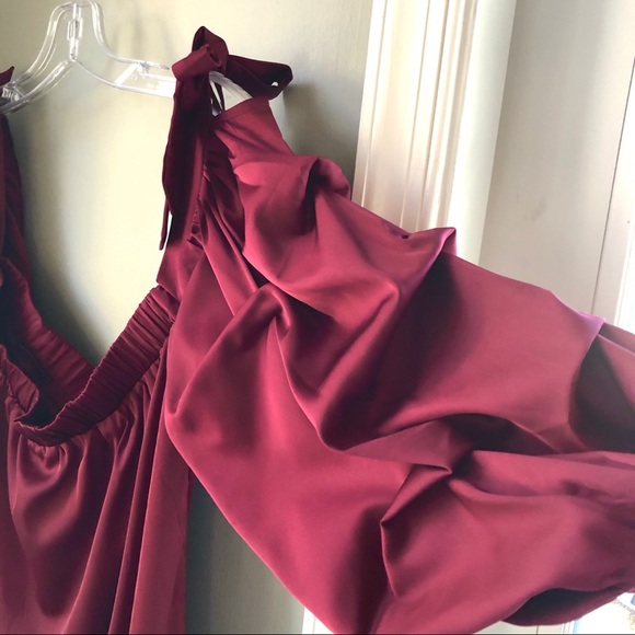 Off the sleeve - long ruffled sleeve - shift dress - Picture 4 of 7